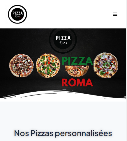 Site web de Pizza roma à,Nancy